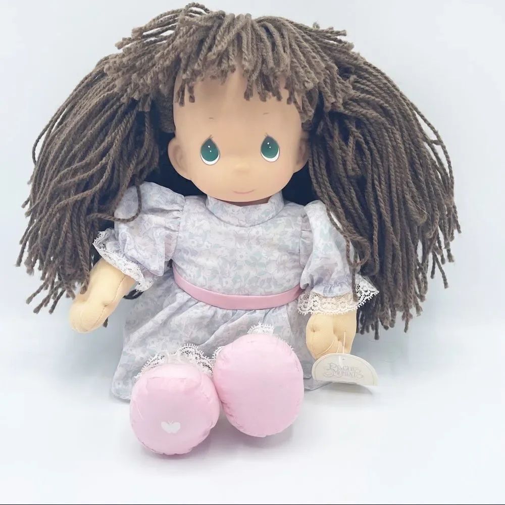 Precious Moments VTG Friends Forever True stuffed toy doll with brown yarn hair
